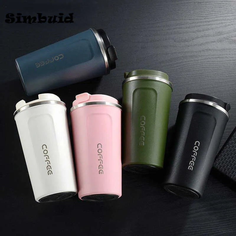 Mugs Stainless Steel Thermal Mug 12oz 18oz Thermo Bottles for Coffee Insulated Tumbler copo termico caneca termica tasse caf termo Z0420