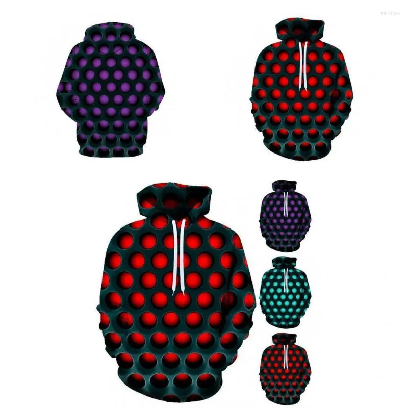 Men's Sweaters Good Skin-Touch Winter/Autumn 3D Geometry Pattern Hoodie For School