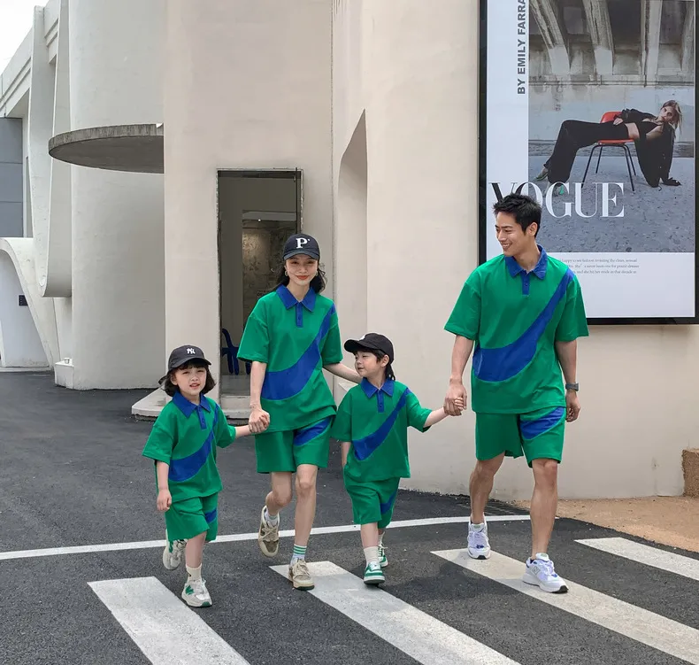 Conjuntos De Ropa Familiar A Juego Para Mama Papa E Hijo Hija Atuendos A Juego De Ninos Ropa De Verano De Moda Coreana Y Nina Igual Set 230421 De 15 76 DHgate