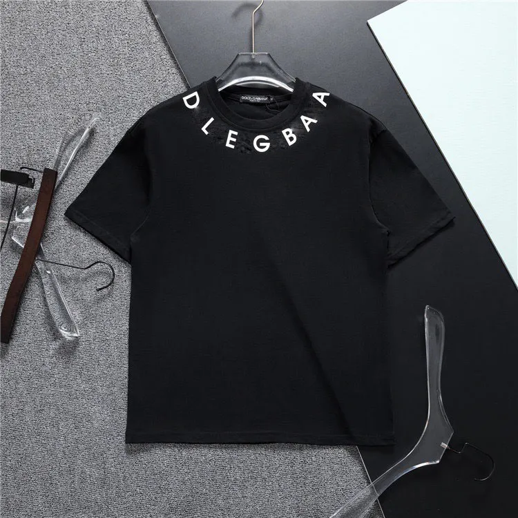 Summer Mens Designer T Shirt Casual Man Womens Loose Tees med bokstäver Tryck Kort ärmar Letter Skjorta Luxury Street Shorts ärmkläder Mens Tshirts #008