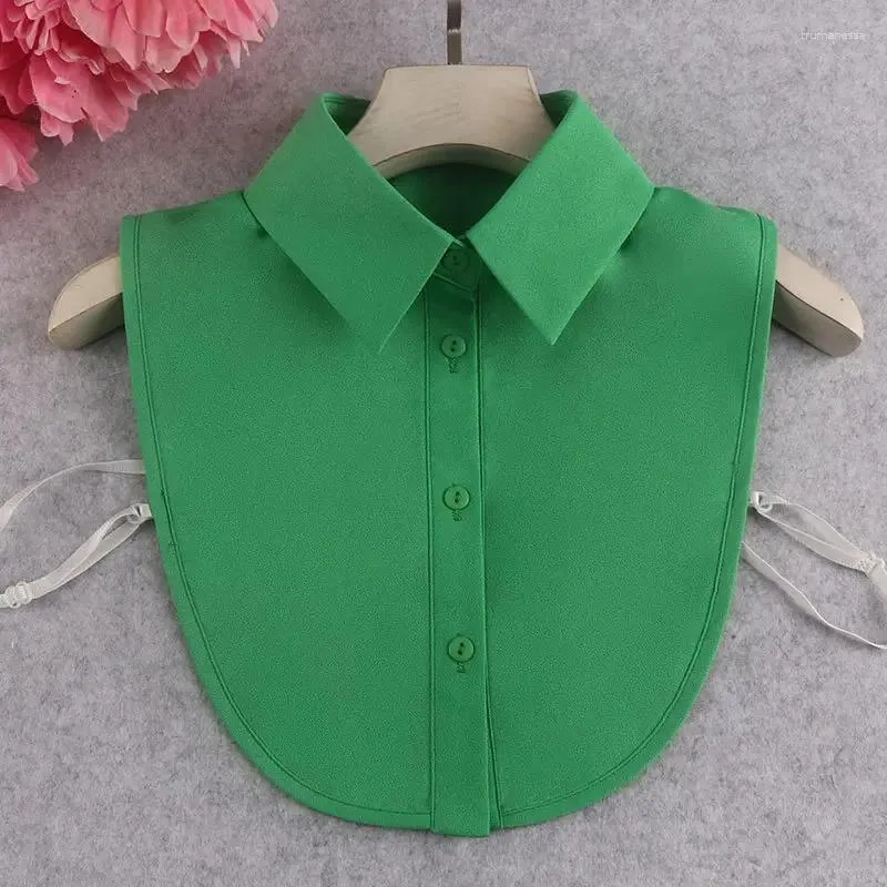 Papillon Camicia da donna e da uomo Colletto finto Casual Risvolto staccabile Verde Falsa donna rimovibile Nep Kraagie