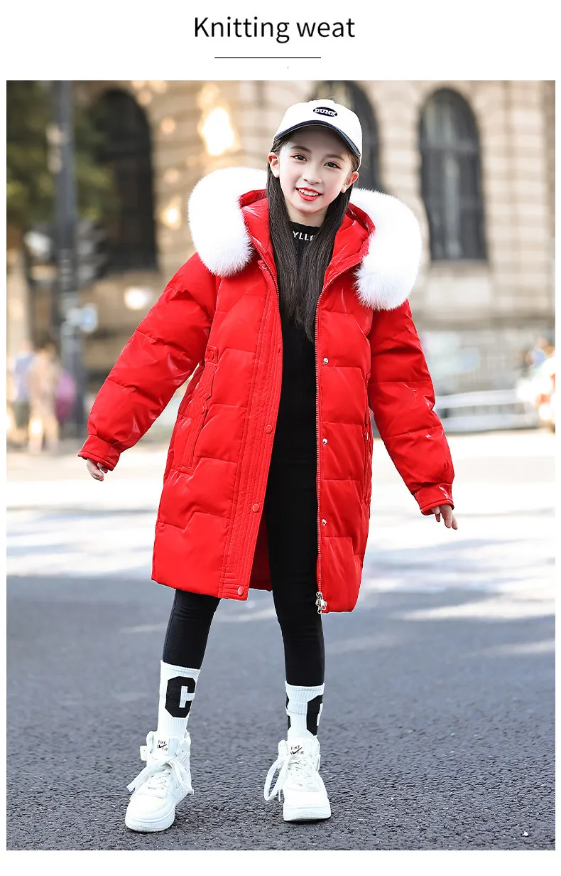 Cozy Hooded Winter Coat For Girls Warm Long Down Parka For Teen Kids Sizes 6 14 LJ201202 From Cong05 57.33 DHgate.Com
