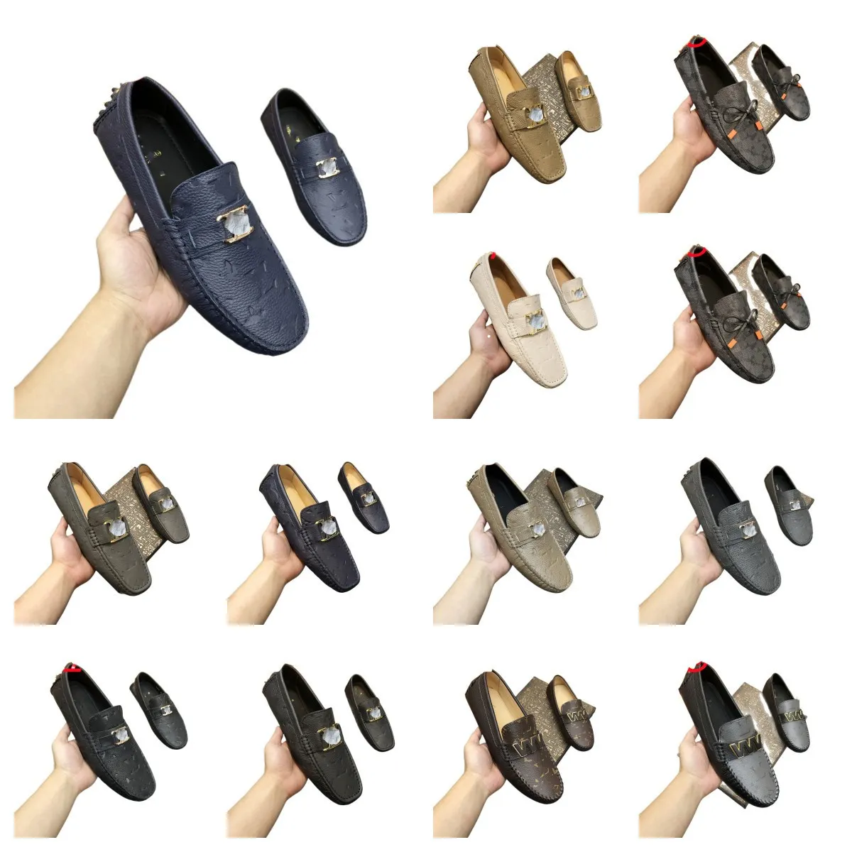 Fashions Slip On Mens Elbiseler Ayakkabı Adam Oxfords Moda İş Tasarımcısı Lüks Elbise Erkek Ayakkabı 2022 Yeni Klasik Deri Erkekler Takım Shoe