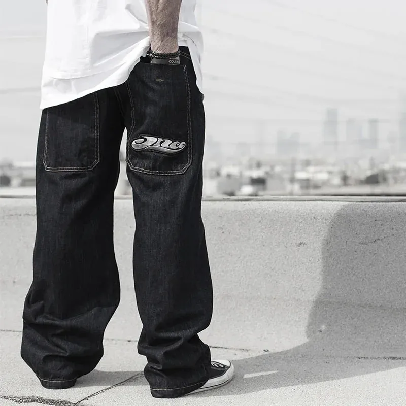 90s LA GATE ワイドブラックデニム Jnco Bboy - メルカリ