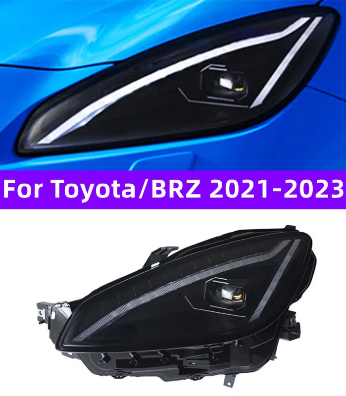 Car Headlights For Toyota GR86/Subaru BRZ 20 21-2023 Front Lamp Upgrade DRL Headlight Dynamic Turn Signal LED Lights