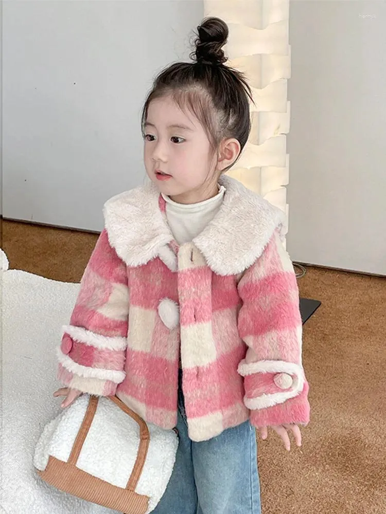 Down Coat Winter Jacket Kids Girls Parkas Thick Warm Woolen For Children Clothes Jackets Coats