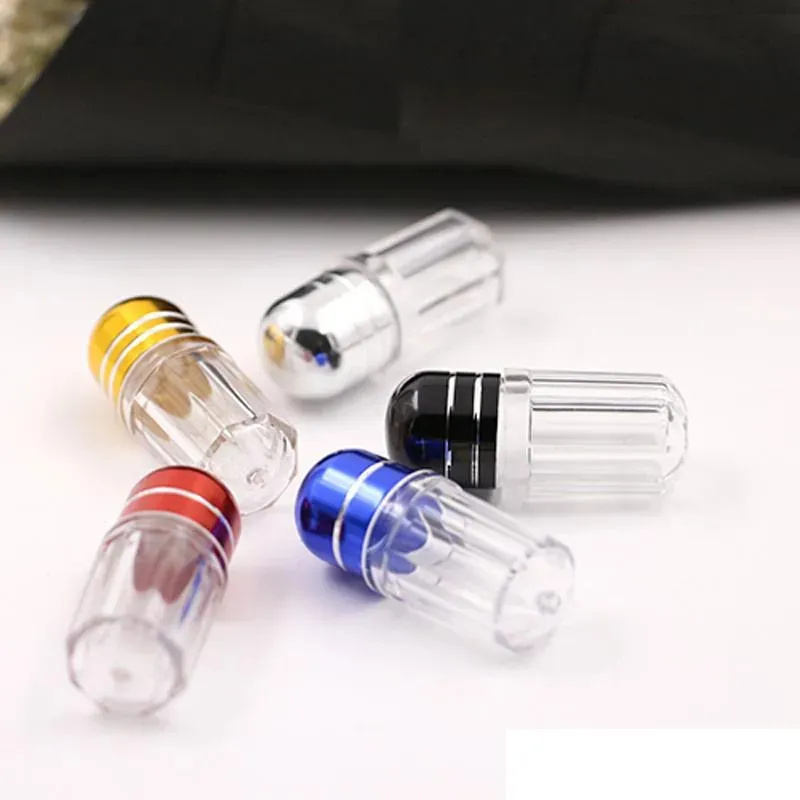 Single small capsule Pill case box packaging bottle sub Splitters Storage Bottles Container Travel Splitter