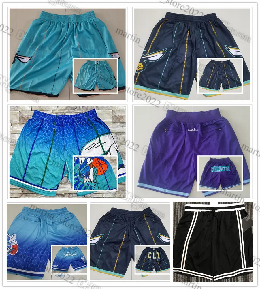 Zszyte 2023 Basketball Lamelo Ball Shorts Gordon Hayward Terry Rozier III Kelly Oubre Jr Muggsy Bogues Larry Johnson Alonzo Mourning Men Haftery Spipants