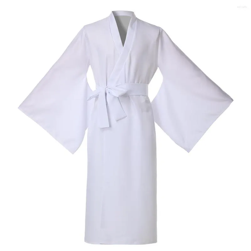 Ethnic Clothing Long Kimono Robe For Men Women Traditional Japanese Costumes Yukata Home Wear Pajamas Nagajuban Underwear Breathable