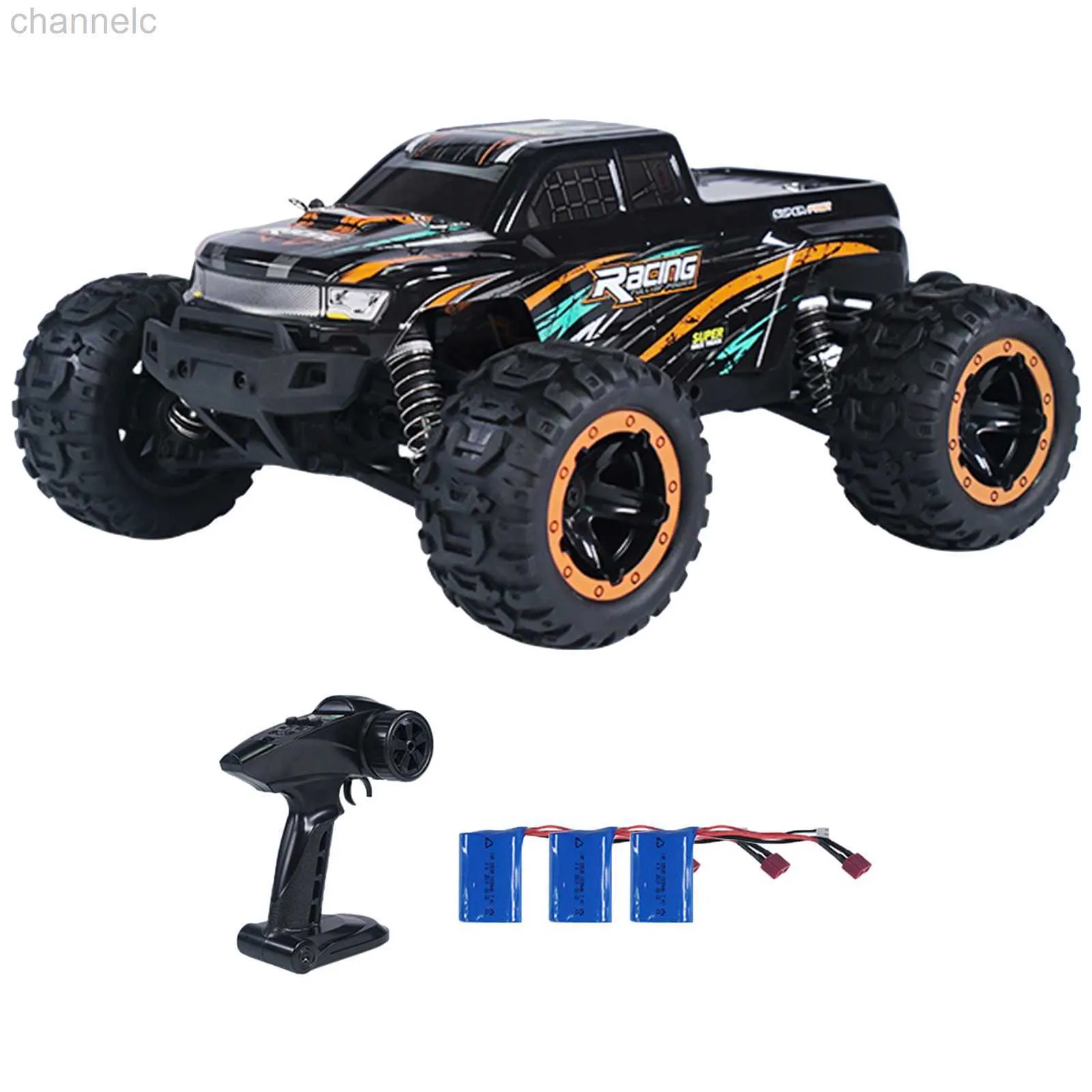 Electric/RC Car New 1/16 45 km/h Speed ​​2,4 GHz Monster Truck Off Road Racing Fast Brushless Climbing Toys for Boys Gift