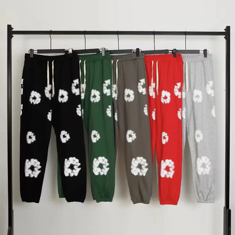 DHgate.com:Flower Full Print Pants Oversized Streetwear Straight 