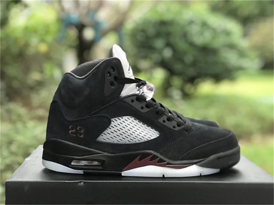 Authentic Air Shoes AMA x 5 5S Black Light Bone A Ma Maniere FD1330 001 FD1330 006 Basketball Sports Sneakers With Original Box US7 13