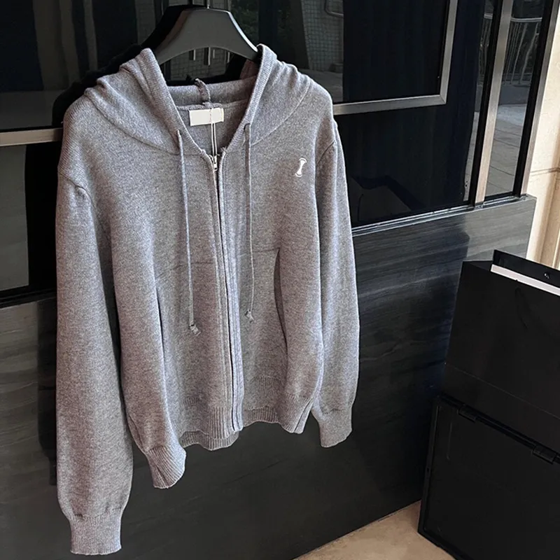 Erkek Bayan Tasarımcı Polo Zip Up kapüşonlu moda polo sweatshirt üstleri kadın kazak lüks giyim kol kıyafetleri