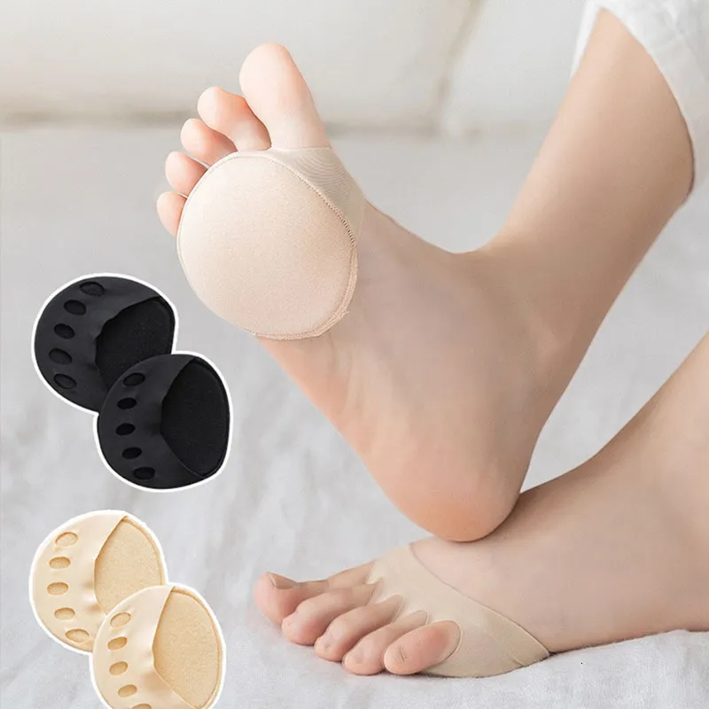 Shoe Parts Accessories Five Toes Forefoot Pads for Women High Heels Half Insoles Calluses Corns Foot Pain Care Absorbs Shock Socks Toe Pad Inserts 230420