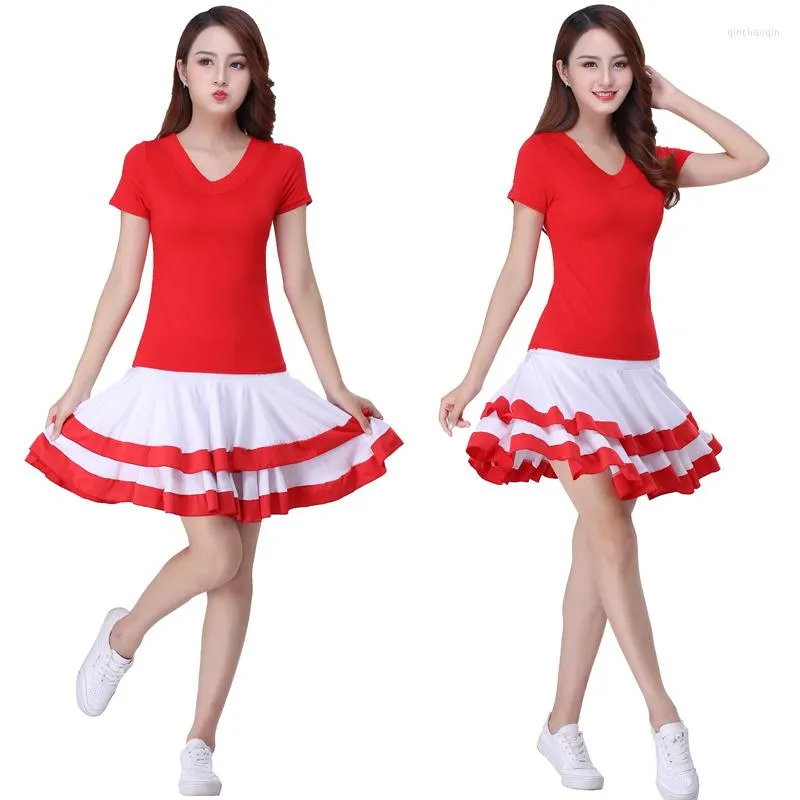 Gym Clothing Latin Dance Skirt For Woman Ballroom Tango Costume White Rumba Samba Women Training Dress Performance Wears