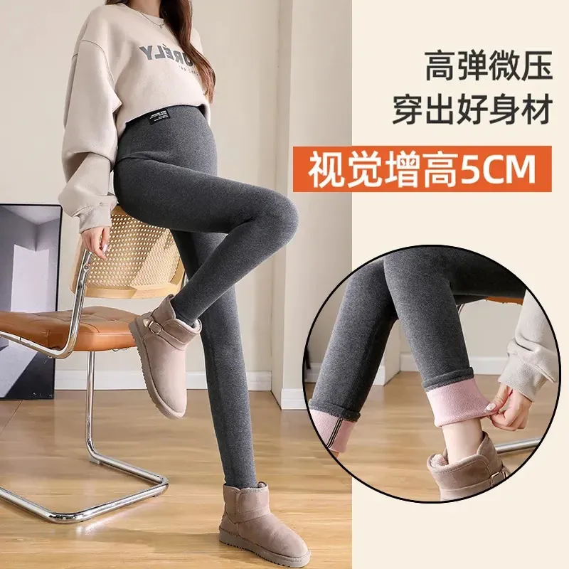 Winter Maternity Leggings With Thermal Fleece And Velvet Lining For Warmth  And Comfort Pregnancy Thermal Pants Women For Pregnant Women Style 936 From  Huo07, $15.7