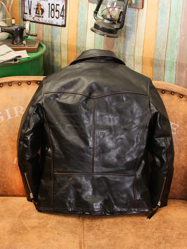 DHgate.com:Mens Leather Faux American Retro Old Tea Core DHgate.com:Mens Leather Faux American Retro Old Tea Core
