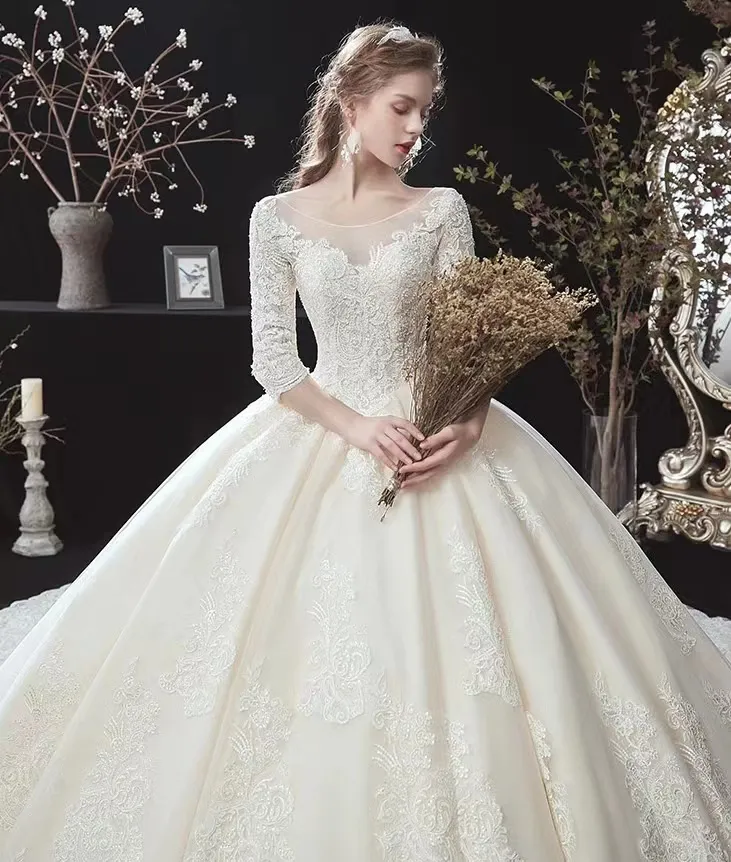 lace wedding dress bridesmaids Sheath Bridesmaid Dress,Tea Length Bridesmaid Dress,Lace Strapless Bridesmaid Dress,BD00043, US14W / Royal Blue main image 1
