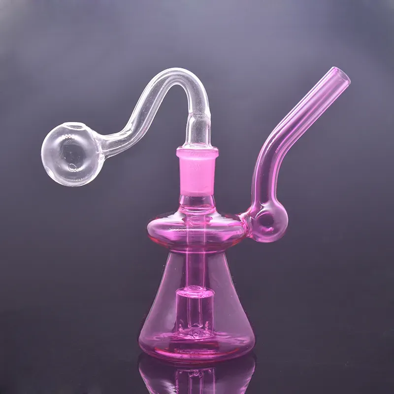 14mm Femmina Mobius Glass Bong Narghilè Matrix Perc Colorato Inebriante Dab Rigs Chicha Unique Recycler Ashcatcher Bong con bruciatore a olio maschio LL