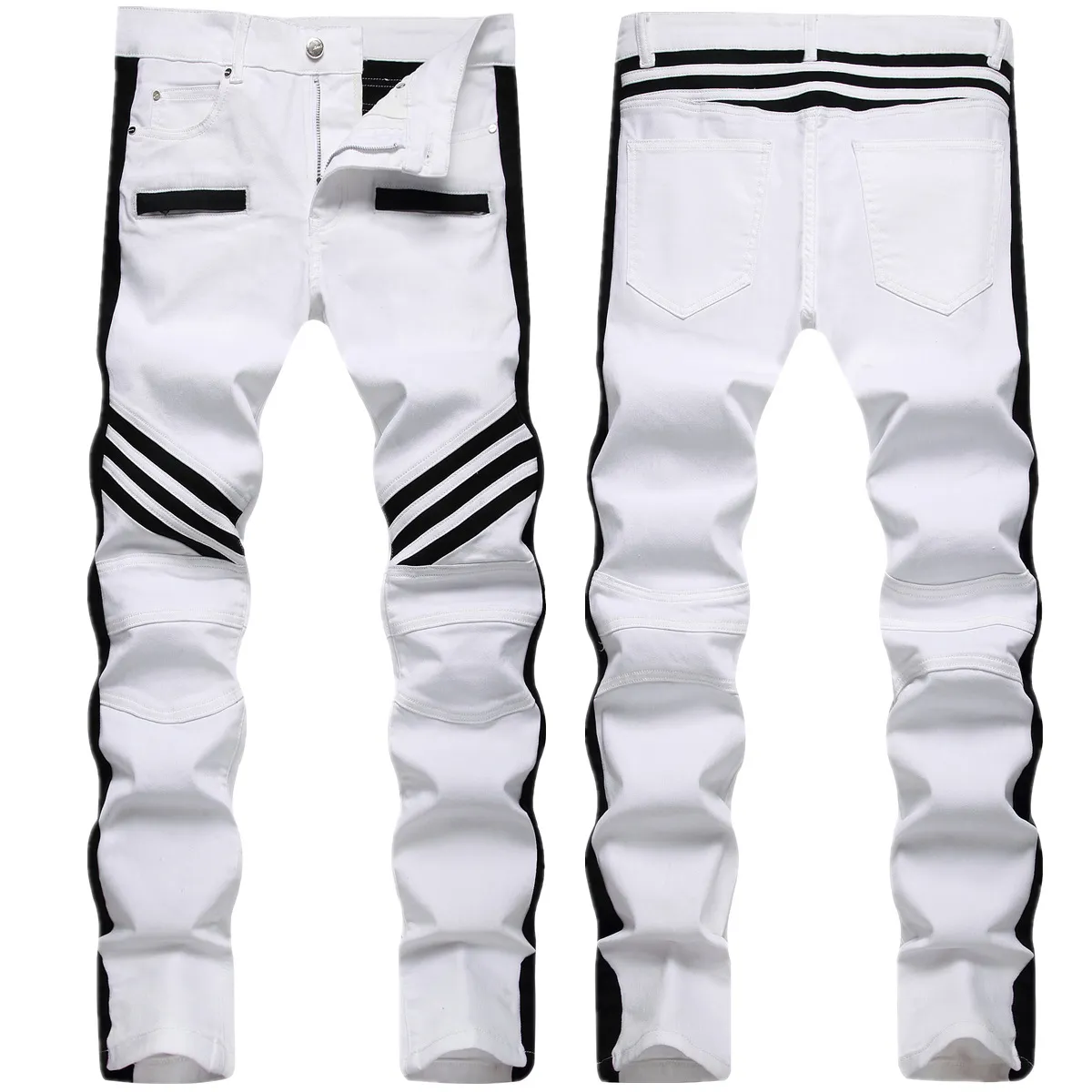Pantalones para hombre blancos hotsell