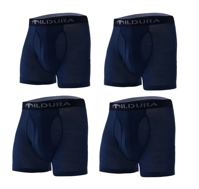 Mens Merino Wool Boxer Briefs Soft, Moisture Breathable, And Comfy