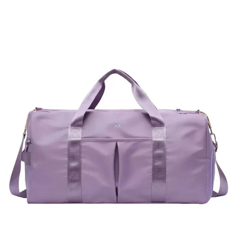 Sport Outdoor lulu cytryna damska worek jamy jamowej 2Sizes Designer Crossbody o wysokiej pojemności Keepall Bag Woman Mens Nylon Duffle luksusowa torebka torebki na ramię w torbie podróżne