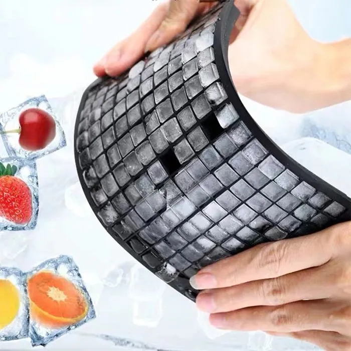 160 grilles bricolage créatif petits outils de crème glacée forme carrée Silicone moule à glace plateau fruits glaces Cubes fabricant barre accessoires de cuisine