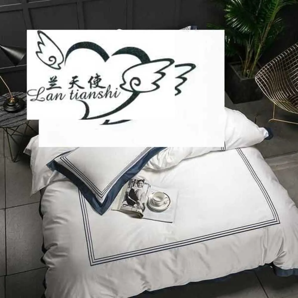 Bedding Sets de 5 estrelas El Luxury White 100% egípcio Conjuntos de cama de algodão egípcia Cama de tampa de edredão da rainha completa Conjunto de lençóis ajustados de 6pcs 2011283261