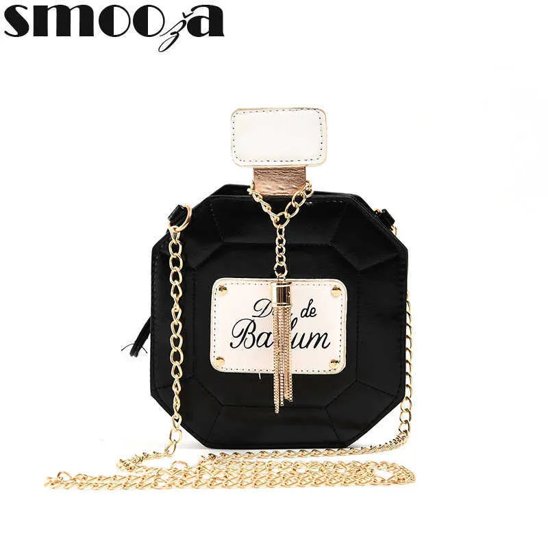 Sacs de soirée SMOOZA en cuir bouteille de parfum sac à bandoulière chaîne Mini pochette 2022 femmes sac à main mode fête femmes sacs de soirée J230420