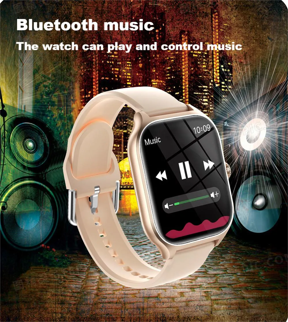 Waterproof sports smart watch heart rate blood pressure monitor for ios android sale