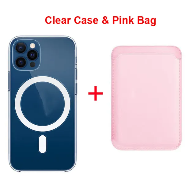 For Magsafe Cases And Wallet Card Holder Wireless Charging