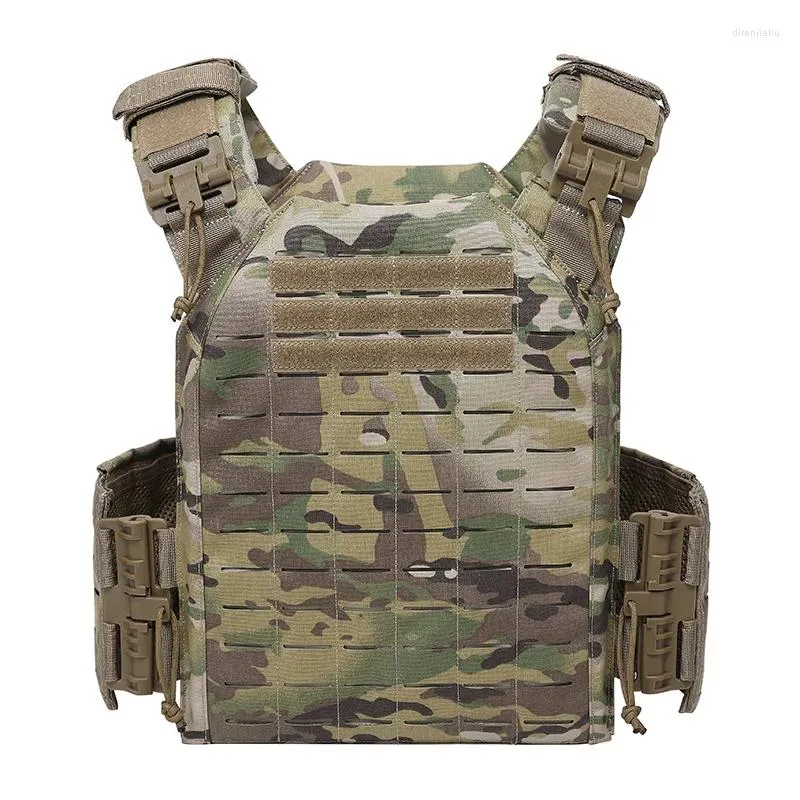 Giacche da caccia Nylon 1000D Taglio laser Durevole Attrezzatura morbida ad aria Tattico Esercito Gilet militare Portapiatti