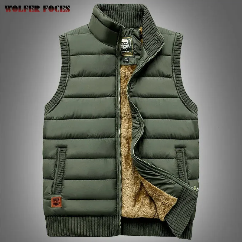 Mens Vests Winter Work Vest Sleeveless Hunting Multi Pocket Golf Fishing Suit Camping Tactics Military Net Zipper 231120