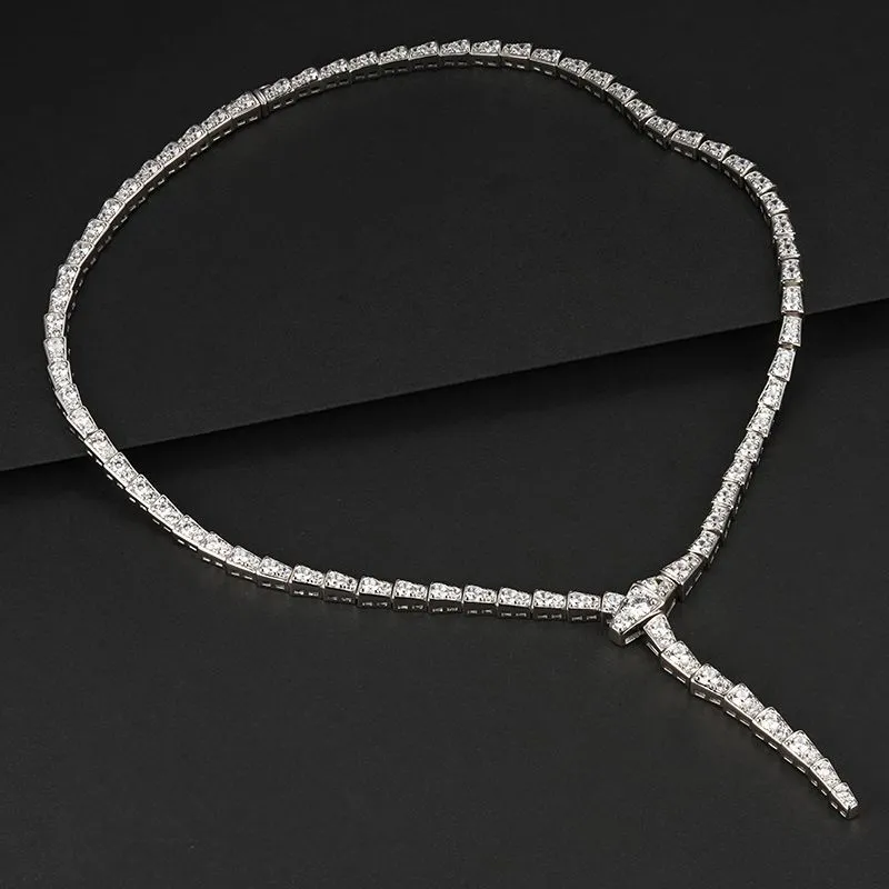 Collier Serpent Chevron En Argent 925 - Largeur 6mm Ou 8mm, 10 Tailles De 41 à 76 Cm, Homme/Femme