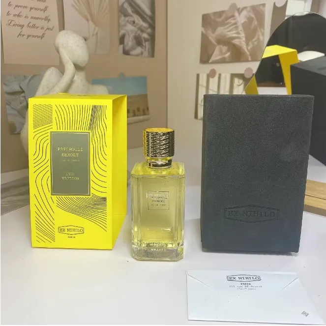 Luxury Brand Ex Nihilo Patchouli Memory Perfume 100ml Fleur Narcotique perfumes Men Women Neutral Fragrance Eau De Parfum Long Lasting Good Smell Cologne Spray