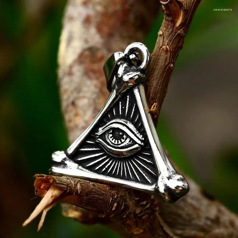 Pendentif Colliers BEIER 2023 Design 316L en acier inoxydable oeil égyptien d'Horus Wedjat pour hommes bijoux ethniques en gros