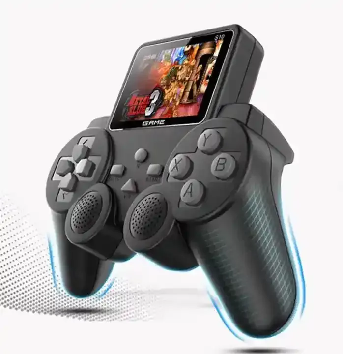 핸드 헬드 비디오 게임 콘솔 G5 레트로 게임 플레이어 게임용 콘솔 두 역할 어린이를위한 게임 패드 생일 선물
