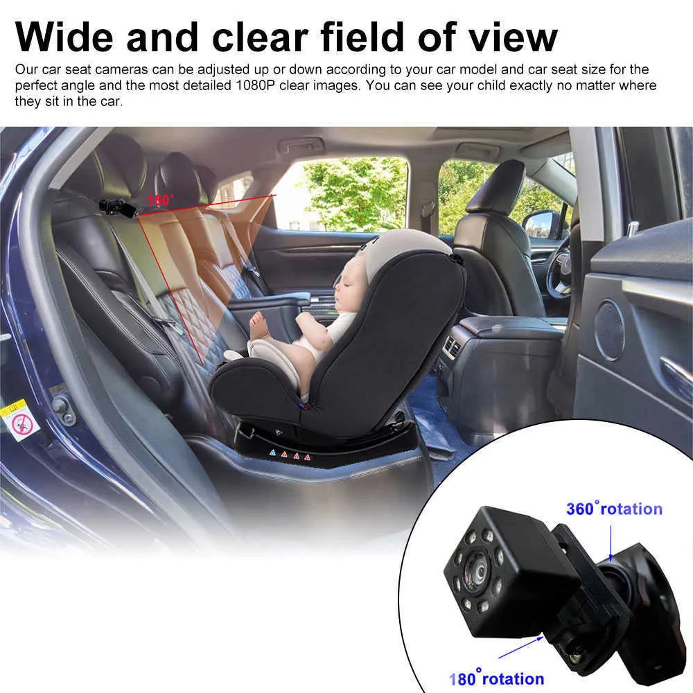 Car Baby Camera Video Camera Shybaby 1080P Baby Car Mirror