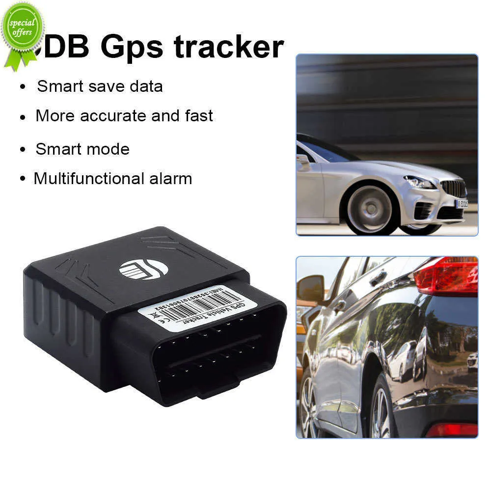MINI OBD Locator GPS Tracker Gratis installationsbil Alarm TK306 PLY SPEL CAR OBD2 Real Time Tracking Device With Software App