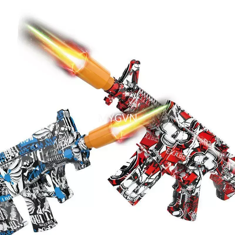 P90 Paintball Crystal Toy Gun Electric Water Gel Ball Flaming Light