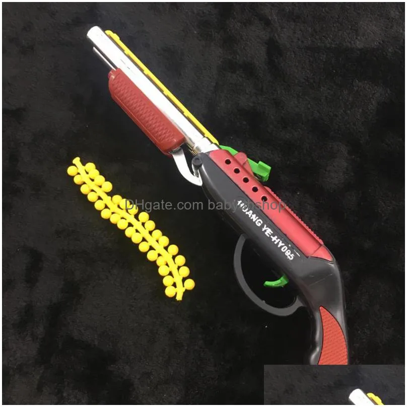 toy guns bb pistol revolver manual firing sniper gun plastic military shooting launcher model kids toys for gift