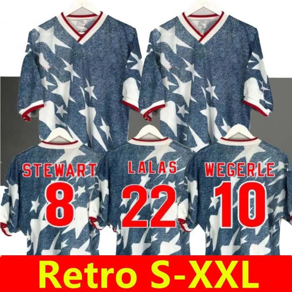 Maillot Vintage USA 1994 Uhlsport Retro Football Soccer - Longue - Taille XL