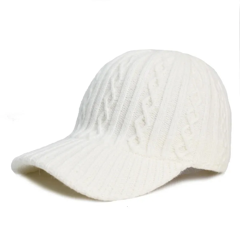 Adjustable Snapback Baseball Cap - Polyester Knit Hat Snapback Baseball Cap Adjustable Cotton Polyester Solid  main image 2