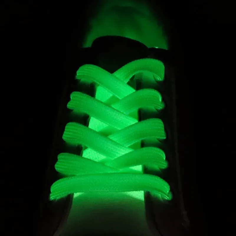 Fluorescent Sneakers: Solid Color Double Layer Flat Luminous Shoe