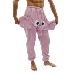 Men`s Pants A Funny Elephant Boxer Novelty Shorts Humorous Underwear Prank Gift For Men Animal Outfits Sportswear Streetwear