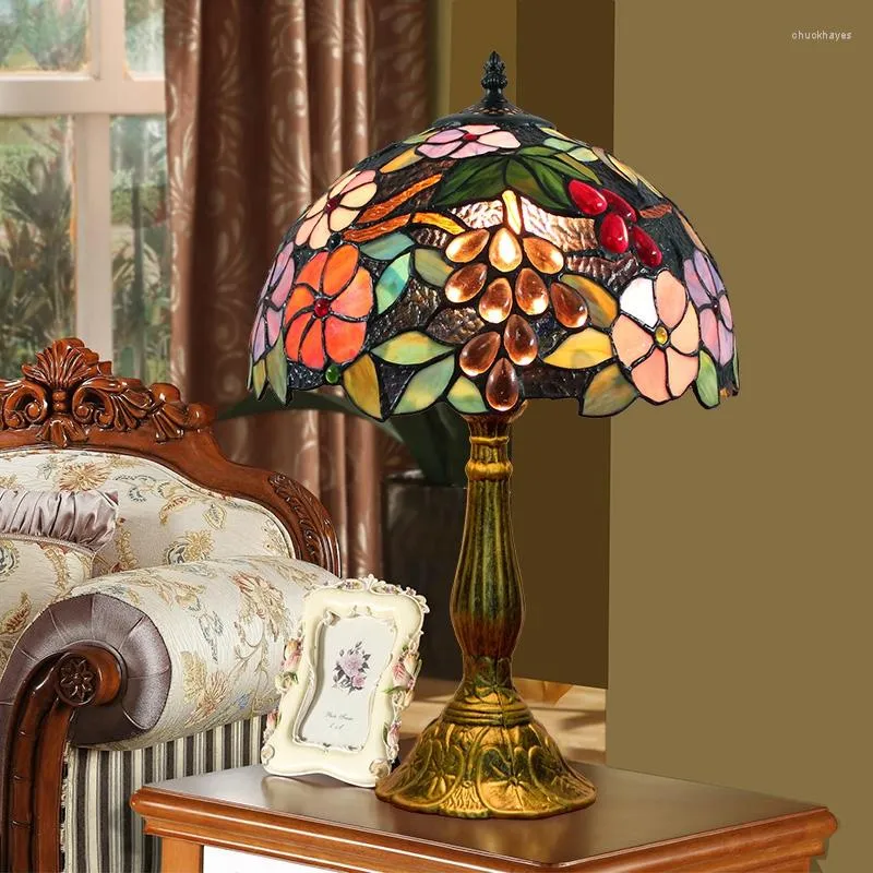 Vintage tiffany on sale style lamps