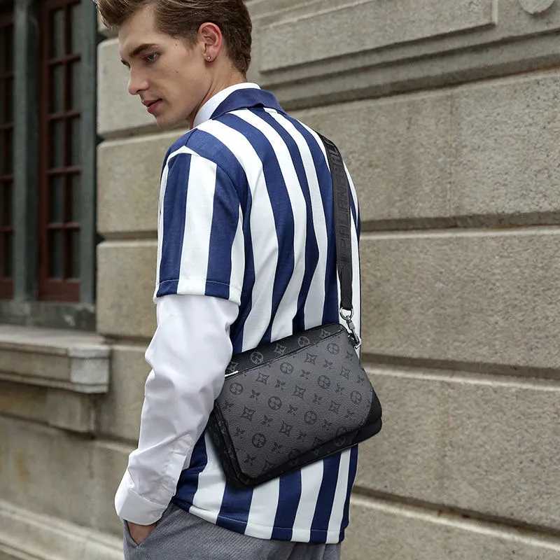 Sac Messenger Bandoulière Pour Homme - Avec Compartiment Rembourré Pour Ordinateur - NEUF