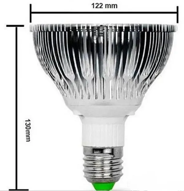 LEDスポットライトPar38 LED 15W 15x1W温かい白い白い白いPar38 LED電球15Wを200W AC 85-265V 1800LM CE UL ROHSにEMS LLFAに置き換える