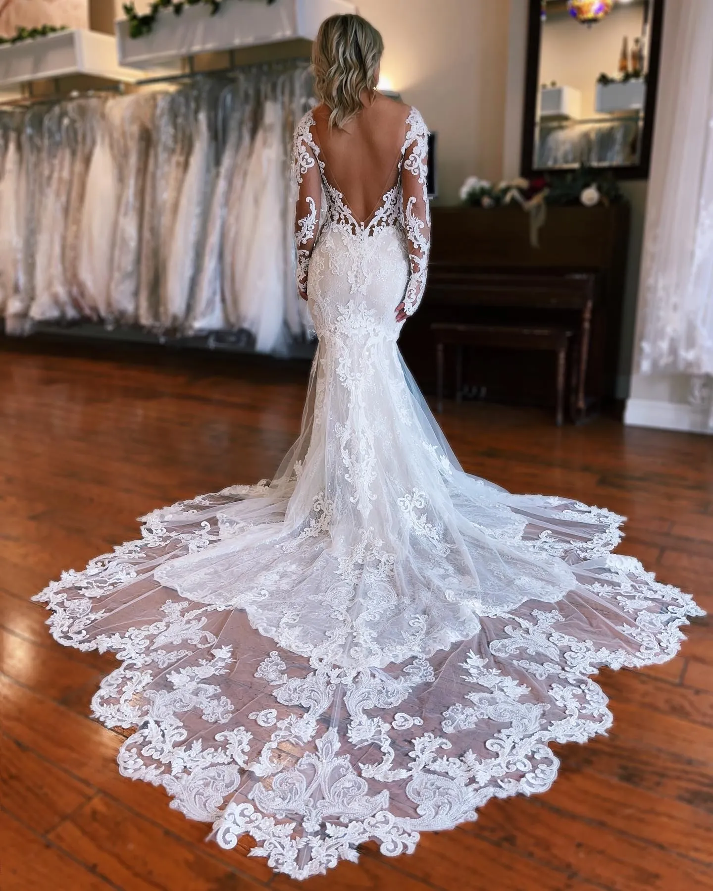 Elegant Plus Size Lace Mermaid Wedding Dress - Ivory Beaded Bridal Gown,  Shop Now! from Dhgate Mermaid Wedding Dresses - price 231.16