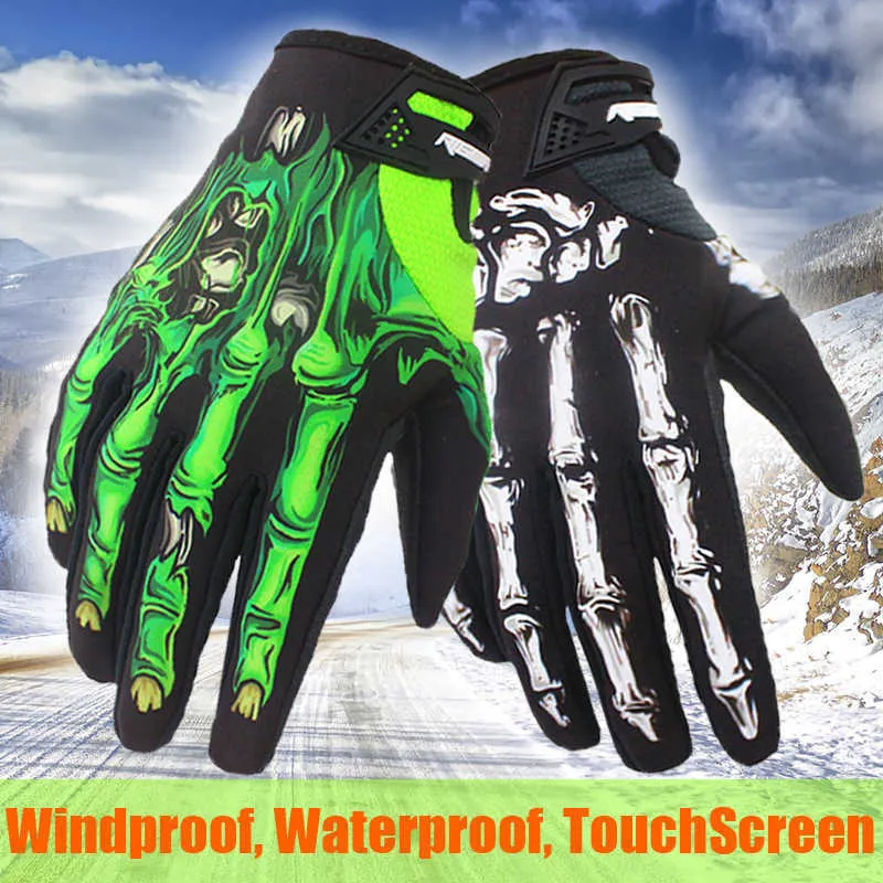 Skeleton mtb gloves sale